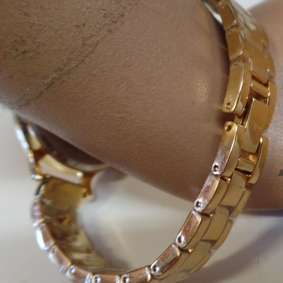 Boum Golftone Orange Face Watch 8" Pre Owned Condi - Picture 8 of 11